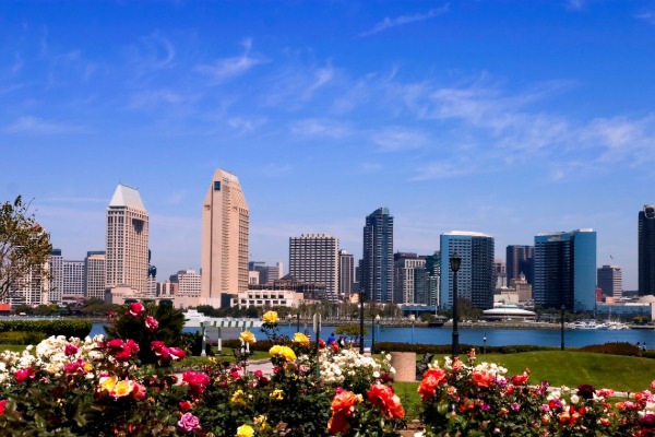 View of San Diego Skyline