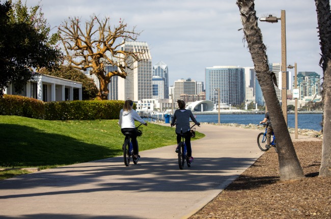 people biking on Coronado